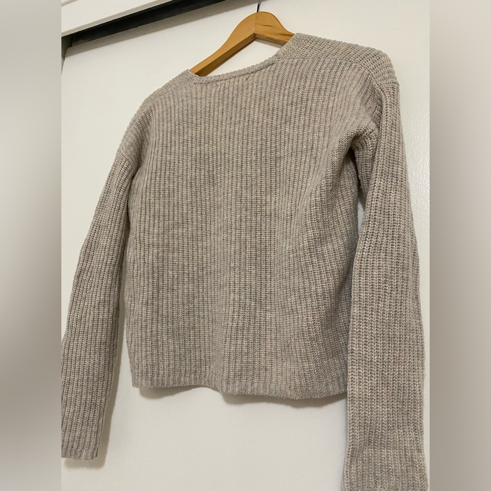 Marine Layer Elisa Pullover Sweater - Oatmeal - Picture 10 of 11
